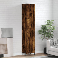 Thumbnail for Highboard Räuchereiche 34,5x34x180 cm Holzwerkstoff