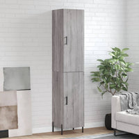 Thumbnail for Highboard Grau Sonoma 34,5x34x180 cm Holzwerkstoff