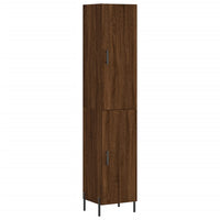Thumbnail for Highboard Braun Eichen-Optik 34,5x34x180 cm Holzwerkstoff