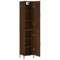Thumbnail for Highboard Braun Eichen-Optik 34,5x34x180 cm Holzwerkstoff