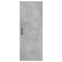 Thumbnail for Highboard Betongrau 34,5x34x180 cm Holzwerkstoff