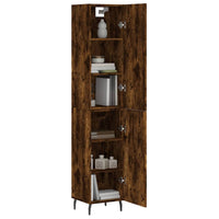 Thumbnail for Highboard Räuchereiche 34,5x34x180 cm Holzwerkstoff