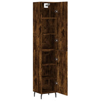 Thumbnail for Highboard Räuchereiche 34,5x34x180 cm Holzwerkstoff
