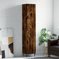 Thumbnail for Highboard Räuchereiche 34,5x34x180 cm Holzwerkstoff