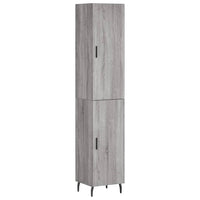 Thumbnail for Highboard Grau Sonoma 34,5x34x180 cm Holzwerkstoff