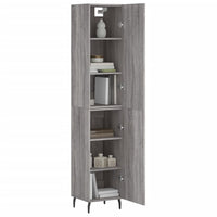 Thumbnail for Highboard Grau Sonoma 34,5x34x180 cm Holzwerkstoff