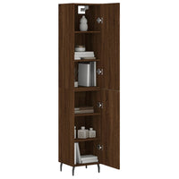 Thumbnail for Highboard Braun Eichen-Optik 34,5x34x180 cm Holzwerkstoff