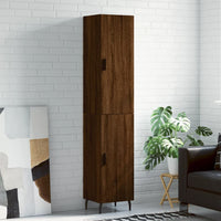 Thumbnail for Highboard Braun Eichen-Optik 34,5x34x180 cm Holzwerkstoff
