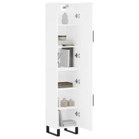 Thumbnail for Highboard Weiß 34,5x34x180 cm Holzwerkstoff