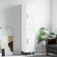 Thumbnail for Highboard Weiß 34,5x34x180 cm Holzwerkstoff