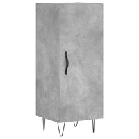 Thumbnail for Highboard Betongrau 34,5x34x180 cm Holzwerkstoff