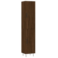 Thumbnail for Highboard Braun Eichen-Optik 34,5x34x180 cm Holzwerkstoff