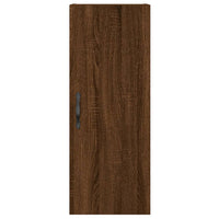 Thumbnail for Highboard Braun Eichen-Optik 34,5x34x180 cm Holzwerkstoff