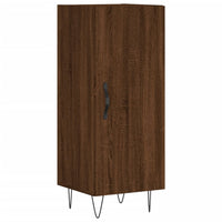 Thumbnail for Highboard Braun Eichen-Optik 34,5x34x180 cm Holzwerkstoff