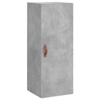 Thumbnail for Highboard Betongrau 34,5x34x180 cm Holzwerkstoff