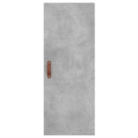 Thumbnail for Highboard Betongrau 34,5x34x180 cm Holzwerkstoff