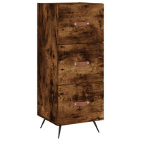 Thumbnail for Highboard Räuchereiche 34,5x34x180 cm Holzwerkstoff
