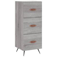 Thumbnail for Highboard Grau Sonoma 34,5x34x180 cm Holzwerkstoff