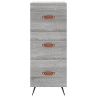 Thumbnail for Highboard Grau Sonoma 34,5x34x180 cm Holzwerkstoff