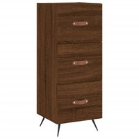Thumbnail for Highboard Braun Eichen-Optik 34,5x34x180 cm Holzwerkstoff