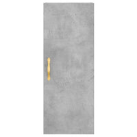Thumbnail for Highboard Betongrau 34,5x34x180 cm Holzwerkstoff