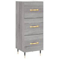 Thumbnail for Highboard Grau Sonoma 34,5x34x180 cm Holzwerkstoff