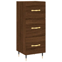 Thumbnail for Highboard Braun Eichen-Optik 34,5x34x180 cm Holzwerkstoff