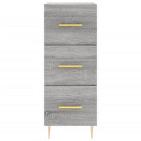 Thumbnail for Highboard Grau Sonoma 34,5x34x180 cm Holzwerkstoff