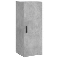 Thumbnail for Highboard Betongrau 34,5x34x180 cm Holzwerkstoff