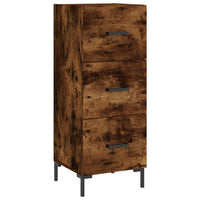 Thumbnail for Highboard Räuchereiche 34,5x34x180 cm Holzwerkstoff