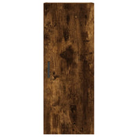 Thumbnail for Highboard Räuchereiche 34,5x34x180 cm Holzwerkstoff