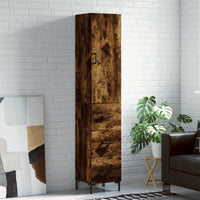Thumbnail for Highboard Räuchereiche 34,5x34x180 cm Holzwerkstoff