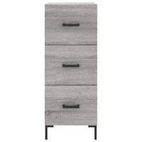 Thumbnail for Highboard Grau Sonoma 34,5x34x180 cm Holzwerkstoff