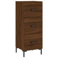 Thumbnail for Highboard Braun Eichen-Optik 34,5x34x180 cm Holzwerkstoff