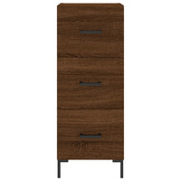 Thumbnail for Highboard Braun Eichen-Optik 34,5x34x180 cm Holzwerkstoff