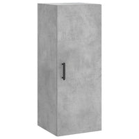 Thumbnail for Highboard Betongrau 34,5x34x180 cm Holzwerkstoff