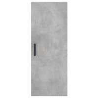 Thumbnail for Highboard Betongrau 34,5x34x180 cm Holzwerkstoff