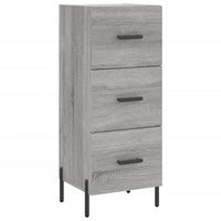 Thumbnail for Highboard Grau Sonoma 34,5x34x180 cm Holzwerkstoff