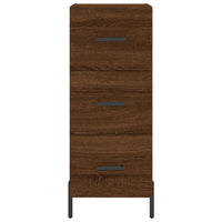 Thumbnail for Highboard Braun Eichen-Optik 34,5x34x180 cm Holzwerkstoff