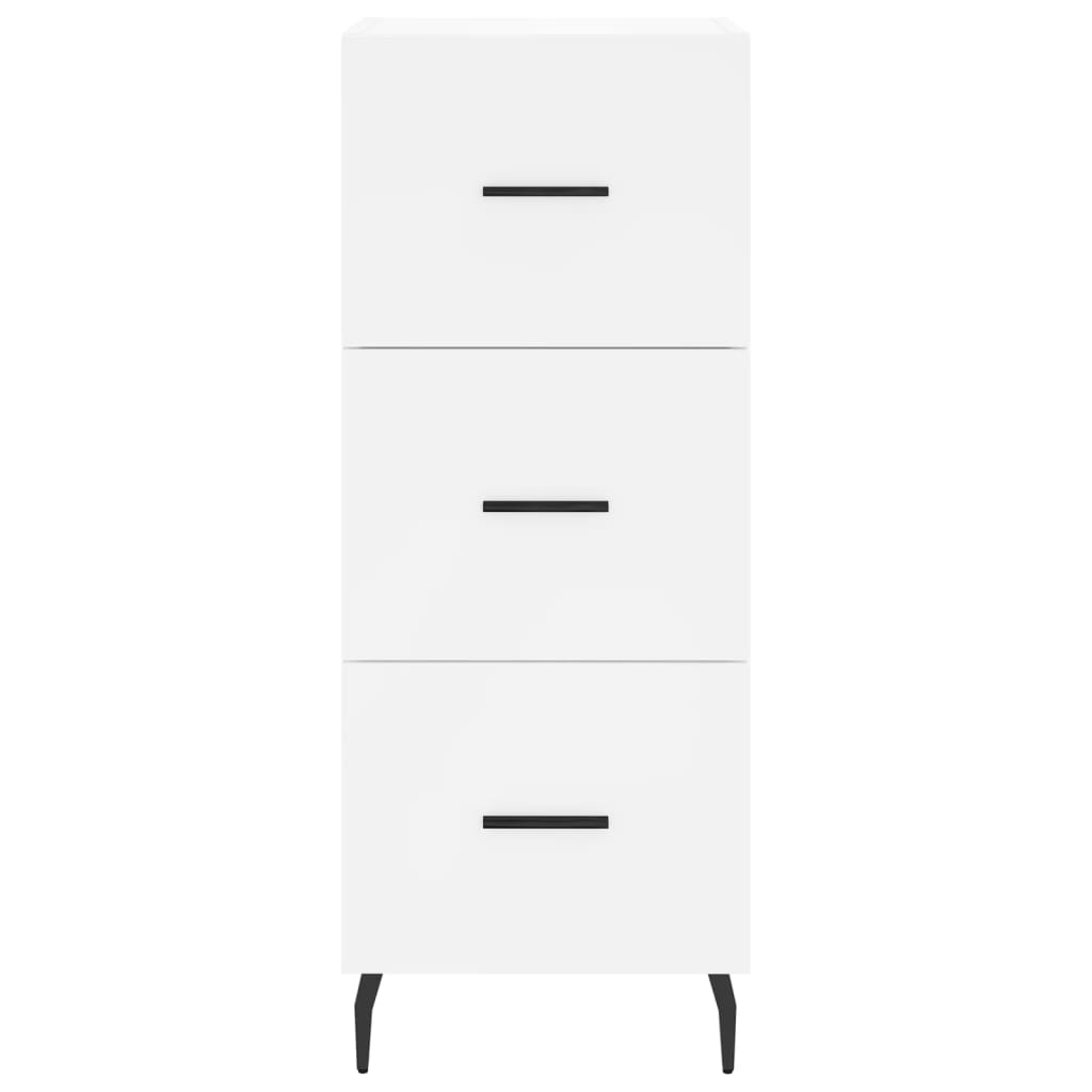 Highboard Weiß 34,5x34x180 cm Holzwerkstoff