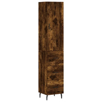Thumbnail for Highboard Räuchereiche 34,5x34x180 cm Holzwerkstoff