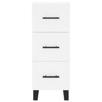 Thumbnail for Highboard Weiß 34,5x34x180 cm Holzwerkstoff
