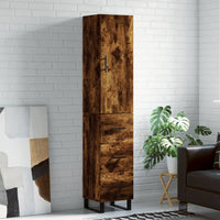 Thumbnail for Highboard Räuchereiche 34,5x34x180 cm Holzwerkstoff