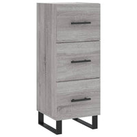 Thumbnail for Highboard Grau Sonoma 34,5x34x180 cm Holzwerkstoff