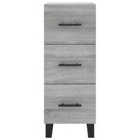 Thumbnail for Highboard Grau Sonoma 34,5x34x180 cm Holzwerkstoff