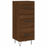 Thumbnail for Highboard Braun Eichen-Optik 34,5x34x180 cm Holzwerkstoff