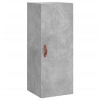 Thumbnail for Highboard Betongrau 34,5x34x180 cm Holzwerkstoff