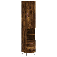 Thumbnail for Highboard Räuchereiche 34,5x34x180 cm Holzwerkstoff