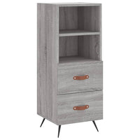 Thumbnail for Highboard Grau Sonoma 34,5x34x180 cm Holzwerkstoff