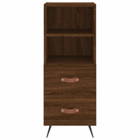 Thumbnail for Highboard Braun Eichen-Optik 34,5x34x180 cm Holzwerkstoff